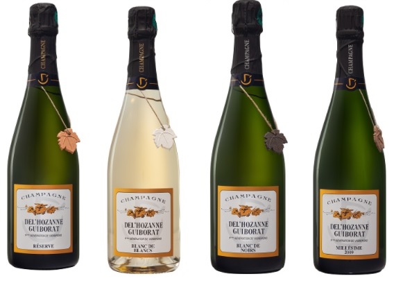 Gamme de Champagne traditionnels Del'Hozanne-Guiborat